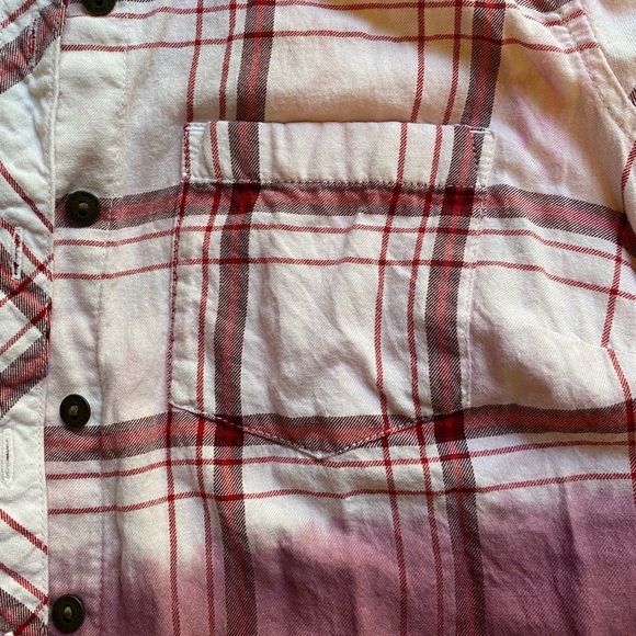 Ombré Flannel! Size Petite Small! - Picture 2 of 3
